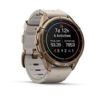 Garmin Fenix 9 Pro InReach 43mm Autumn Gold Titanium Bone Leather Band (010-04335-41) 16346