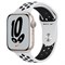 Apple Watch Series 7 45mm, Корпус из алюминия цвета Starlight (Сияющая звезда) • Спортивный ремешок Nike MKNA3RU - фото 52462