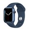 Apple Watch Series 7 41mm, Корпус из алюминия синего цвета • Спортивный ремешок MKN13LL - фото 52673