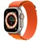 Умные часы Watch Ultra, 49 мм, корпус из титана, ремешок титановый/оранжевый, Alpine Loop (M 145-190мм) - фото 52841