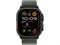 Watch Ultra 2, 49 мм, Чёрный Титан корпус c Green Trail Loop ремешком - S/M (130-180 мм) MYTJ3-MYQ33