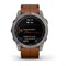 Garmin Fenix 7x Sapphire Solar 51мм Black Titanium, Brown Leather Band 15330