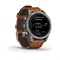 Garmin Fenix 7 Sapphire Solar 47мм Titanium, Chestnut Leather Band 15333