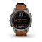 Garmin Fenix 7 Sapphire Solar 47мм Titanium, Chestnut Leather Band 15333