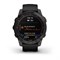 Garmin Fenix 7 Sapphire Solar 47мм Carbon Gray DLC Titanium, Black Band 15335