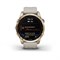 Garmin Fenix 7S Sapphire Solar 42 мм Cream Gold Titanium, Light Sand Silicone Band 15341