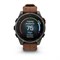 Garmin Fenix 8 Pro  Sapphire Amoled 47мм Carbon Gray DLC Titanium, Chestnut Leather Band 15352
