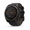 Garmin Fenix 8 Sapphire Solar 51мм Carbon Gray DLC Titanium, Black/Gray Silicon Band 15355