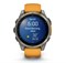 Garmin Fenix 8 Sapphire Amoled 51мм Titanium, Graphite/Orange Silicone Band 15356