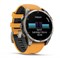 Garmin Fenix 8 Sapphire Amoled 51мм Titanium, Graphite/Orange Silicone Band 15356