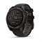 Garmin Fenix 8 Sapphire Solar 47мм Carbon Gray DLC Titanium, Black/Pebble Gray Silicon Band 15362