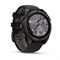 Garmin Fenix 8 Sapphire Solar 47мм Carbon Gray DLC Titanium, Black/Pebble Gray Silicon Band 15362