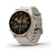 Garmin Fenix 8 Sapphire Amoled 43мм Soft Gold Stainless Steel, Fog Gray Leather Band plus Fog Gray/Dark Sandstone Silicone Band 15366