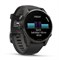 Garmin Fenix 8 Sapphire Amoled 43мм Carbon Gray DLC Titanium, Black/Pebble Gray Silicon Band 15367