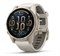Garmin Fenix 8 Sapphire Amoled 43мм Soft Gold, Fog Gray/Dark Sandstone Silicone Band 15368