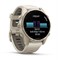 Garmin Fenix 8 Sapphire Amoled 43мм Soft Gold, Fog Gray/Dark Sandstone Silicone Band 15368