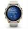 Garmin Fenix 8 Sapphire Amoled 43мм Soft Gold, Fog Gray/Dark Sandstone Silicone Band 15368