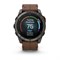 Garmin Fenix 8 Pro Sapphire Amoled 51мм Carbon Gray DLC Titanium, Chestnut Leather Band 15370