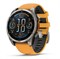 Garmin Fenix 8 Sapphire Amoled 47мм Titanium, Graphite/Orange Silicone Band 15371