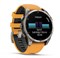 Garmin Fenix 8 Sapphire Amoled 47мм Titanium, Graphite/Orange Silicone Band 15371
