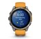 Garmin Fenix 8 Sapphire Amoled 47мм Titanium, Graphite/Orange Silicone Band 15371