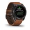 Garmin Epix Pro (Gen 2) Sapphire Edition 51 mm, Titanium Charcoal Gray DLC, Brown Leather Band 15445