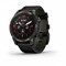 Garmin Epix Pro (Gen 2) Sapphire Edition 47 mm, Titanium Charcoal Gray DLC, Black Leather Band 15448