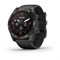 Garmin Epix Pro (Gen 2) Sapphire Edition 47 mm, Titanium Charcoal Gray DLC, Black Silicone Band 15450
