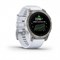 Garmin Epix Pro (Gen 2) Sapphire Edition 47 mm, Titanium White DLC, White Silicone Band 15451