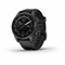 Garmin Epix Pro (Gen 2) Sapphire Edition 42 mm, Titanium Charcoal Gray DLC, Black Silicone Band 15454