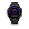 Умные часы Garmin 47мм Forerunner 970 Charcoal-Gray DLC Titanium Black, Black/Transparent White Band 15468