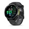 Умные часы Garmin 47мм Forerunner 970 Charcoal-Gray DLC Titanium Black, Black/Transparent White Band 15468