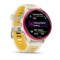 Умные часы Garmin 42мм Forerunner 570 Raspberry Aluminum, Translucent Ivory/Mango Band 15469