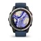 Garmin Quatix 7 Pro Amoled Sapphire Titanium, Dark Blue Silicone Band 15531