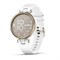 Garmin Lily Cream-Colored bezel, White Case, Silicone Band 15548