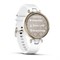 Garmin Lily Cream-Colored bezel, White Case, Silicone Band 15548