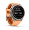 Garmin Fenix 9 Pro Amoled 43mm Titanium Shell Pink/Autumn Orange Silicone Band (010-04335-06) 16334